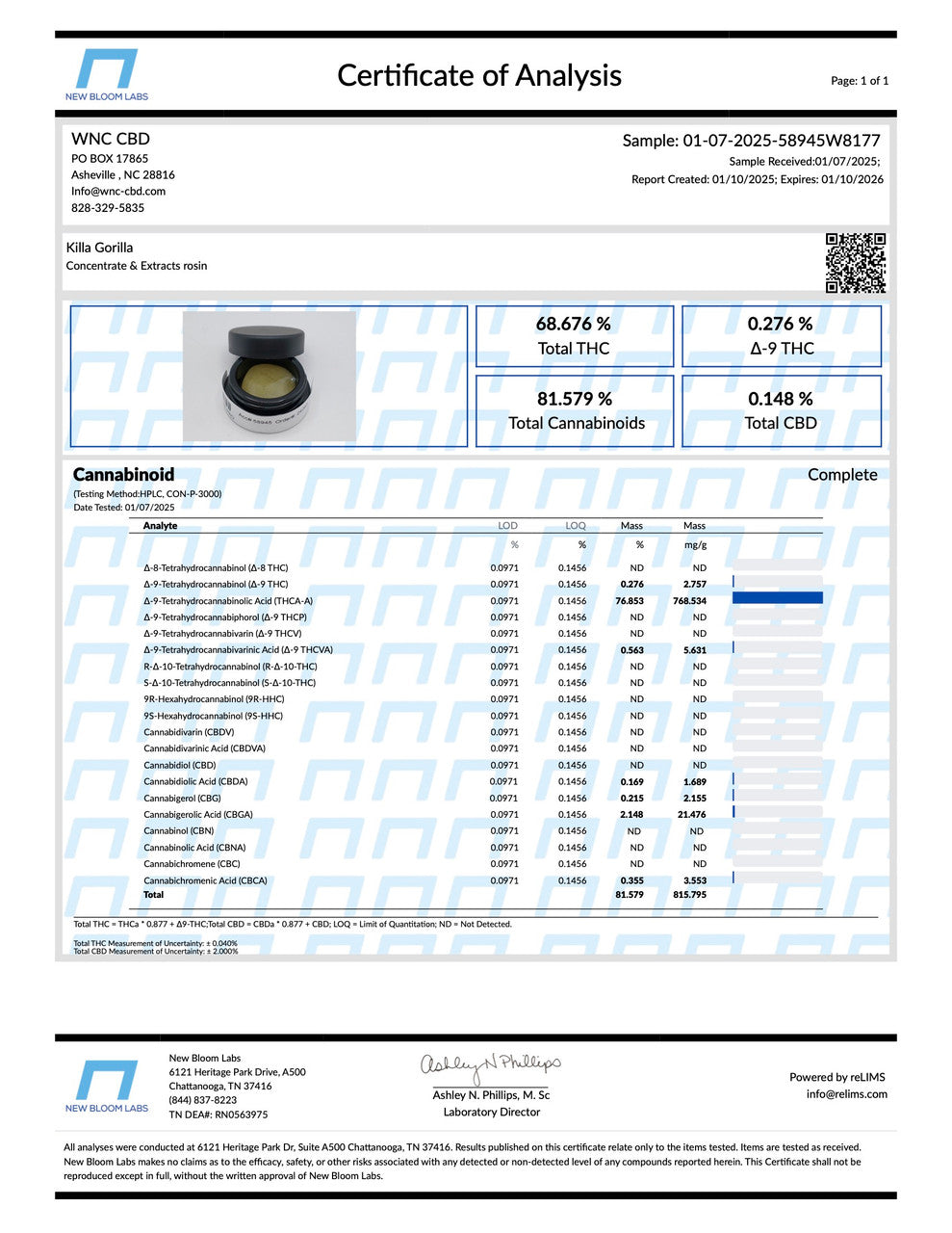 Beleaf Cookies Cold Cure Live Rosin (75.085% THCa)