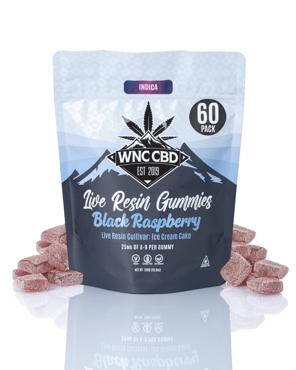 Black Raspberry Live Resin Gummies