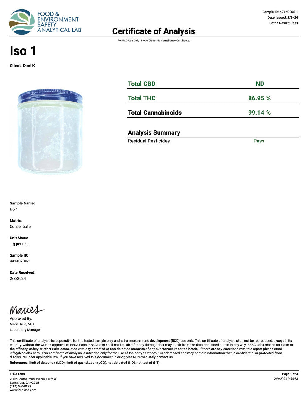 99% THCa Diamonds / Isolate