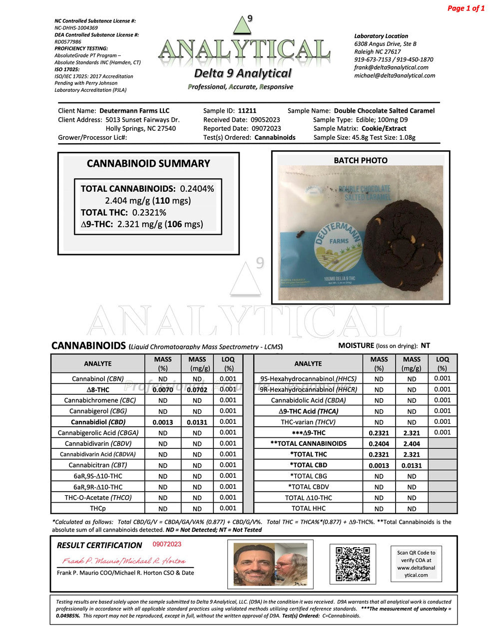Deutermann Farms Cookies