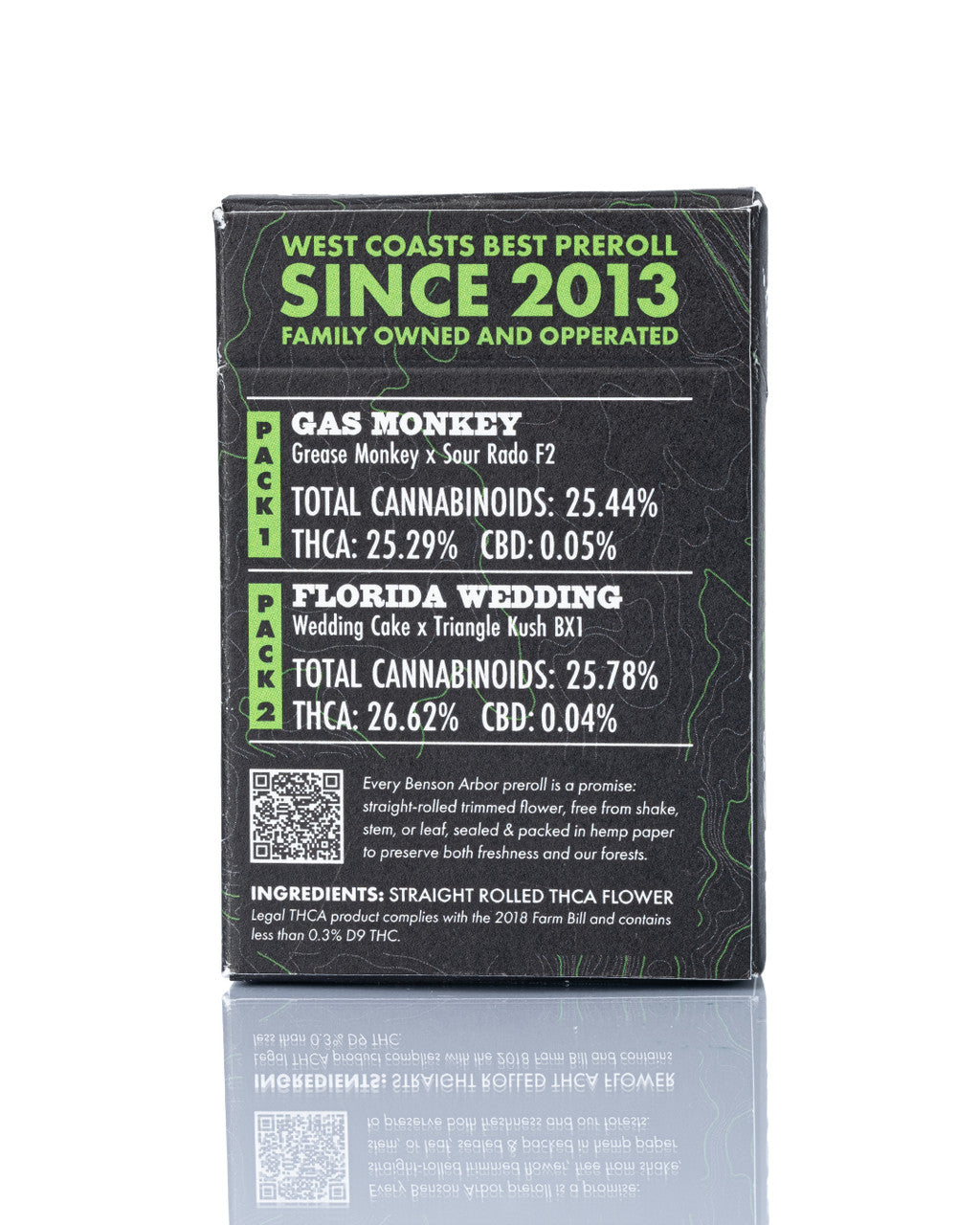 Benson Arbor THCa Dual Strain 12-Pack Pre-Rolls