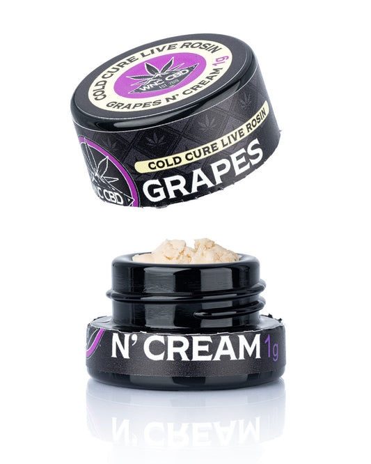 Grapes n' Cream Cold Cure Live Rosin (74.788 % THCa)