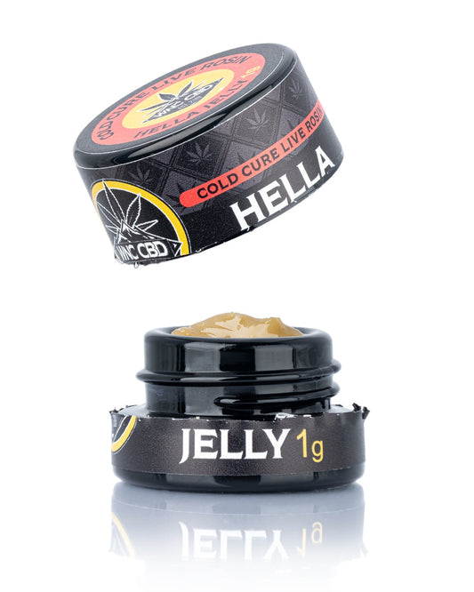 Hella Jelly Cold Cure Live Rosin (75.310% THCa)