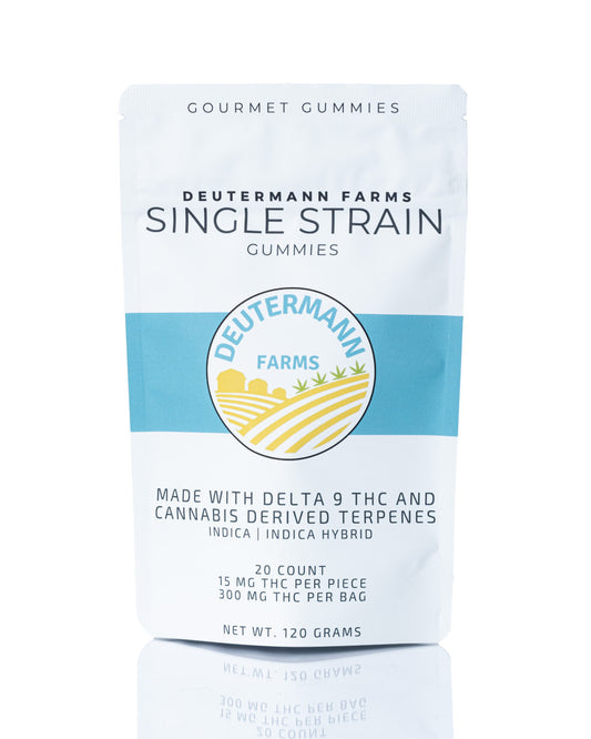 Deutermann Farms Single Strain + CDTs Gummies