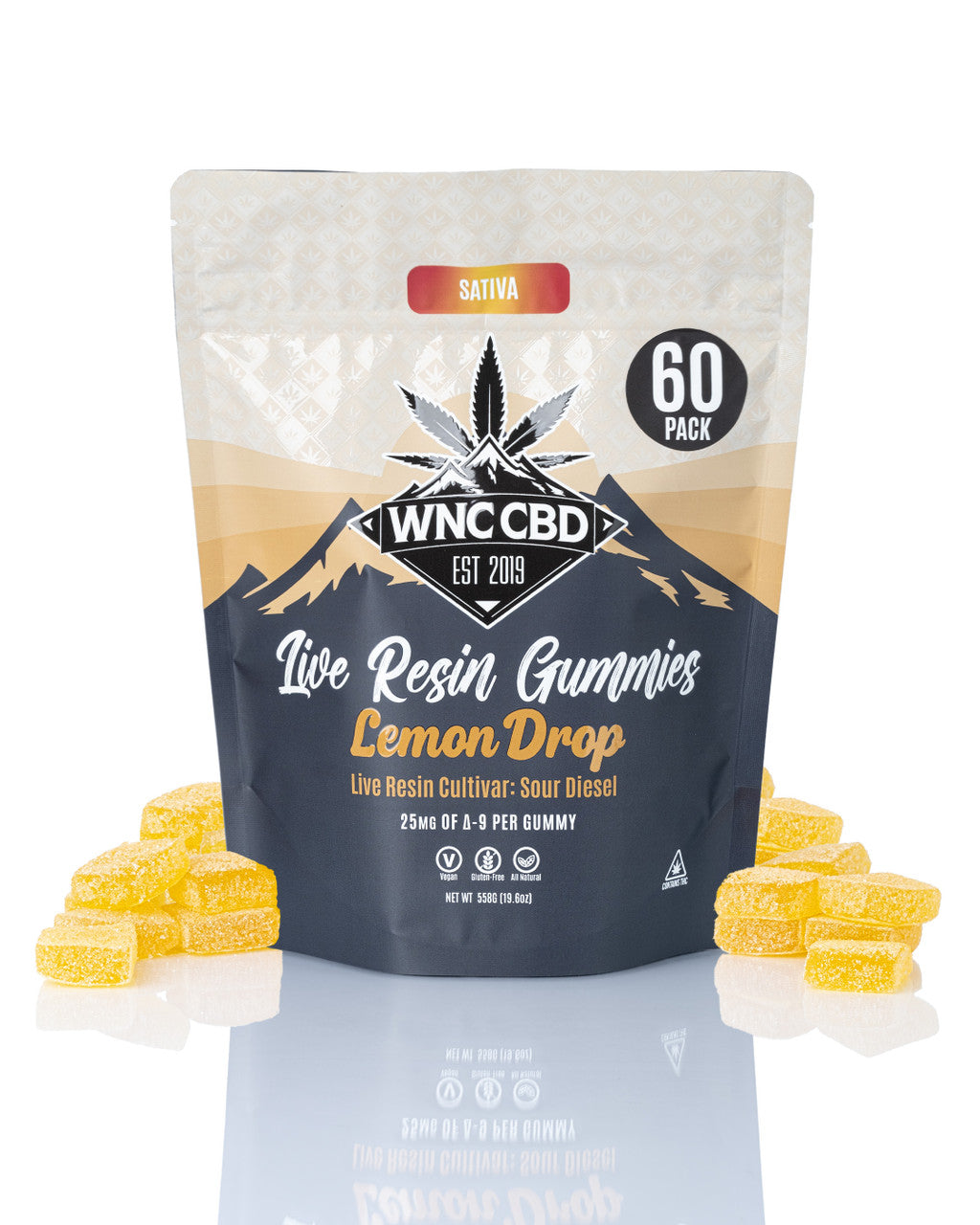 Lemon Drop Live Resin Gummies