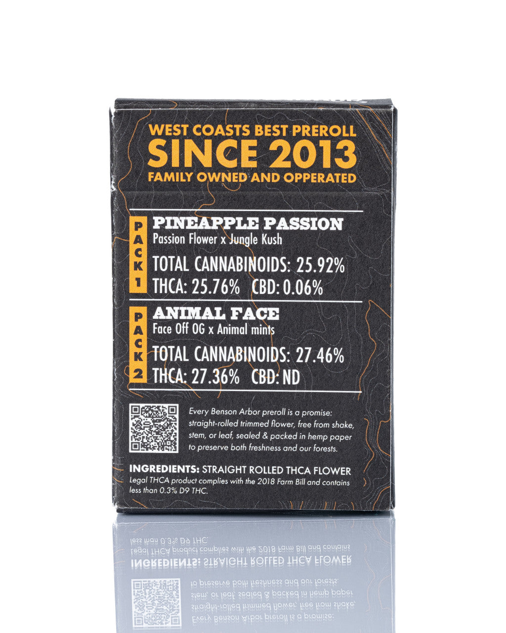 Benson Arbor THCa Dual Strain 12-Pack Pre-Rolls