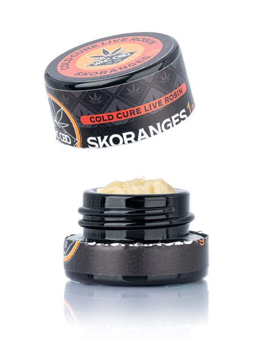 Skoranges Cold Cure Live Rosin (77.860% THCa)