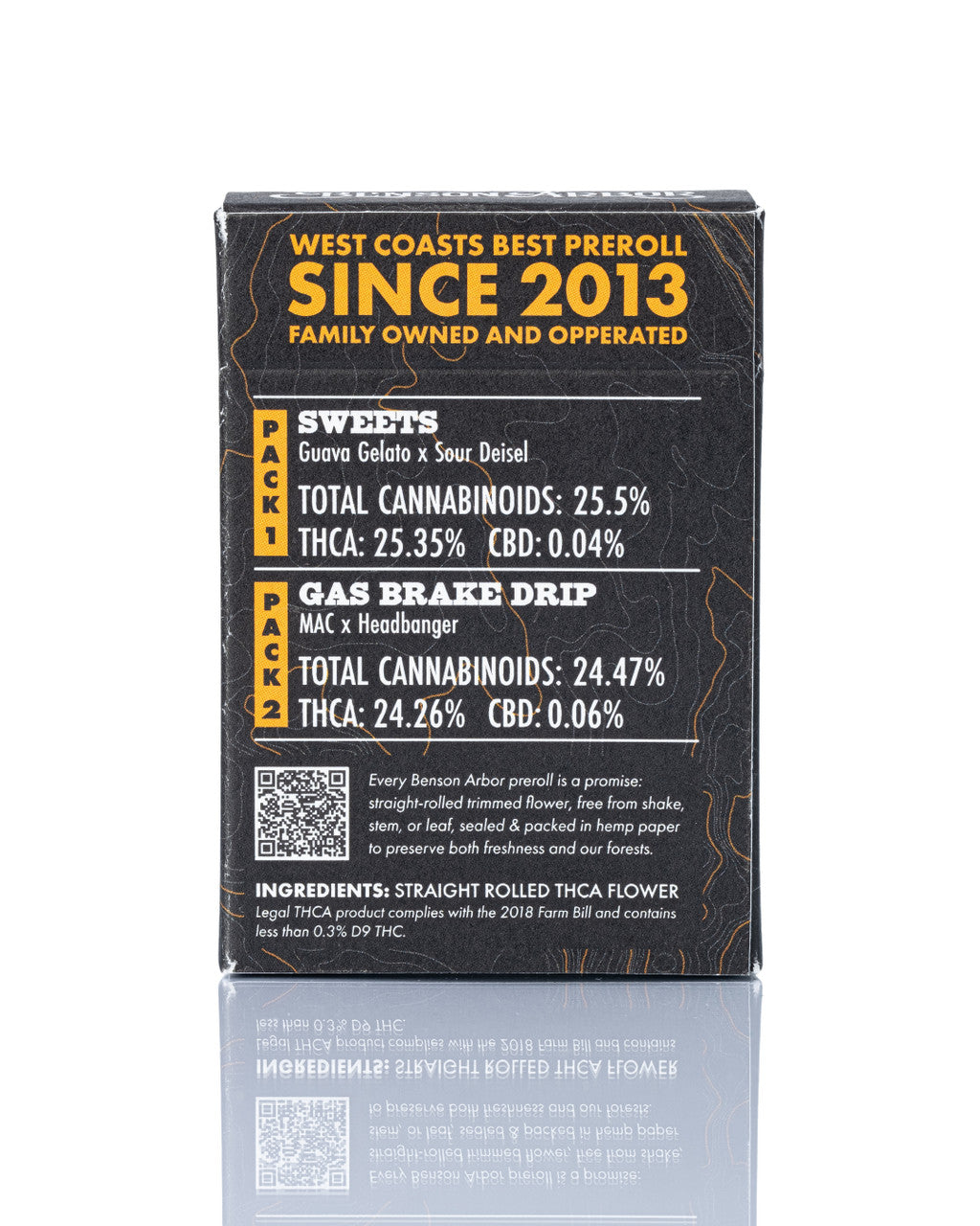 Benson Arbor THCa Dual Strain 12-Pack Pre-Rolls