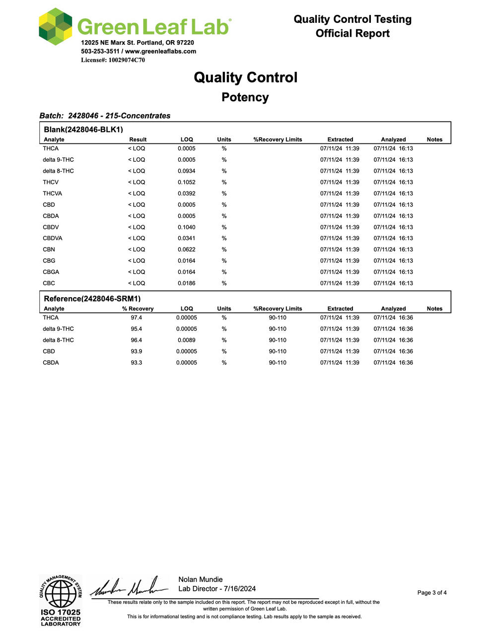 Garlotti Cold Cure Live Rosin (78.290% THCa)