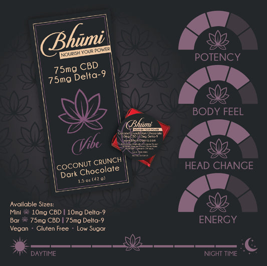 Bhumi Coconut Crunch Dark Chocolate