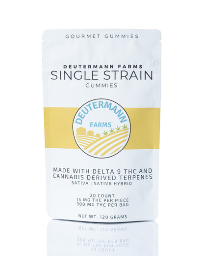 Deutermann Farms Single Strain + CDTs Gummies