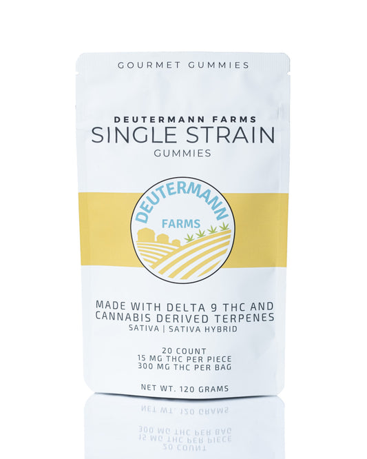 Deutermann Farms Single Strain + CDTs Gummies
