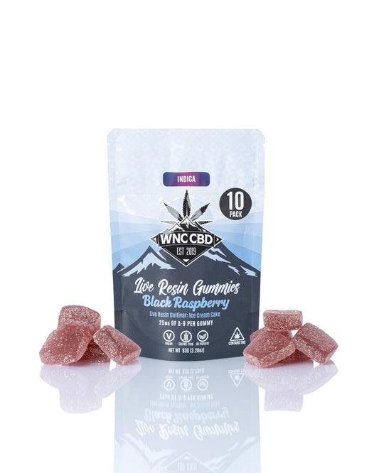 Black Raspberry Live Resin Gummies