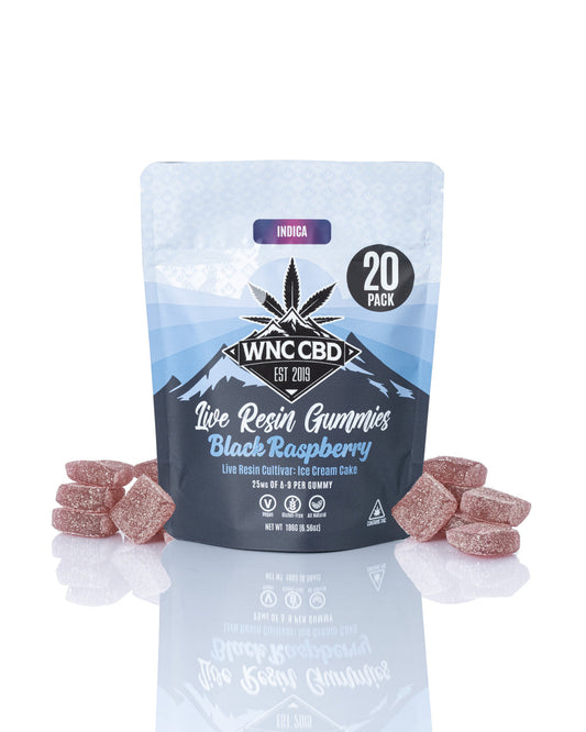Black Raspberry Live Resin Gummies