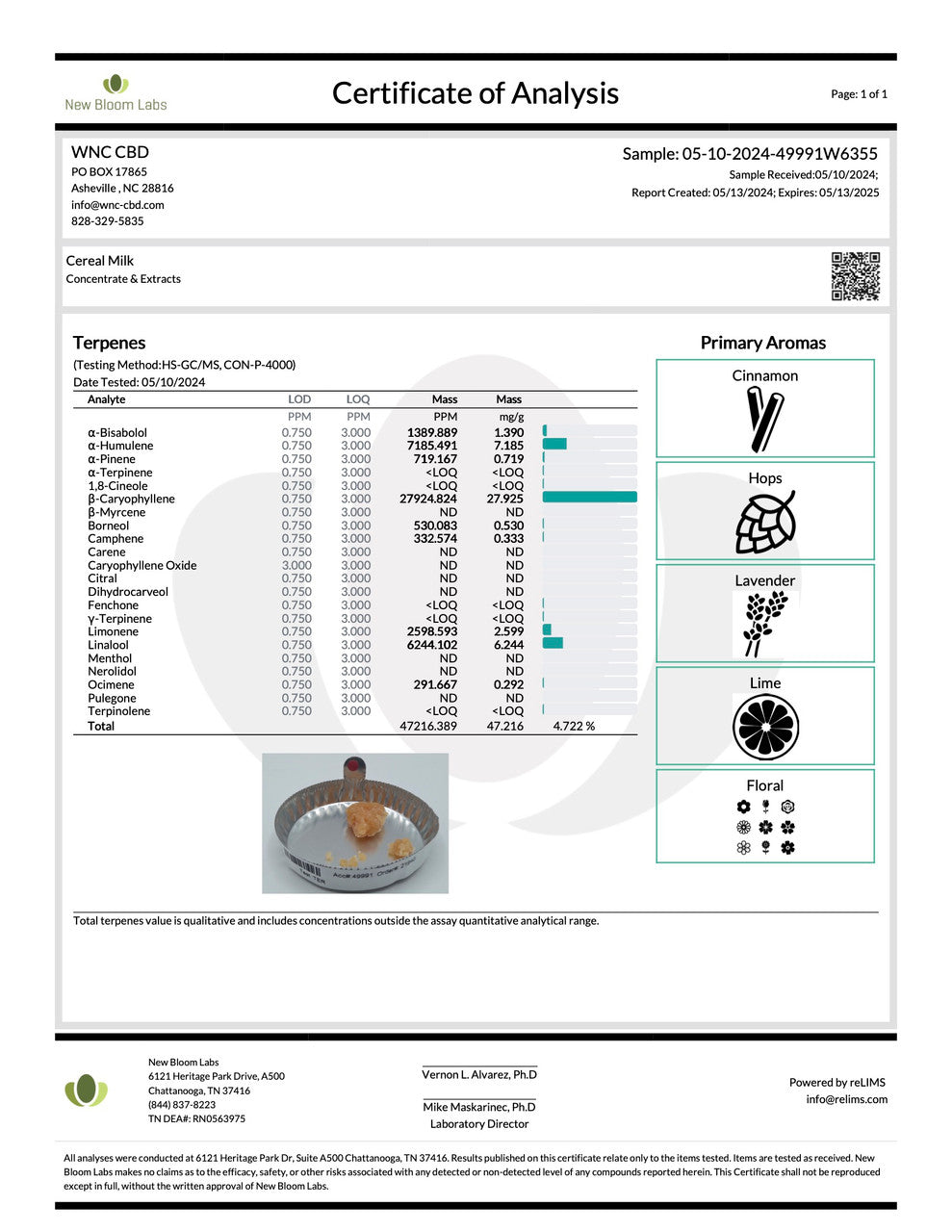Cereal Milk Sugar (85.300% THCa)
