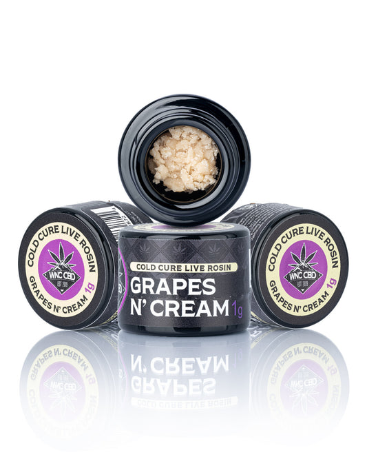 Grapes n' Cream Cold Cure Live Rosin (74.788 % THCa)
