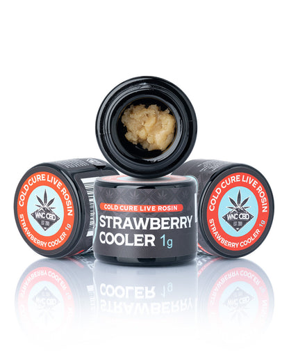 Strawberry Cooler Cold Cure Live Rosin (77.611% THCa)