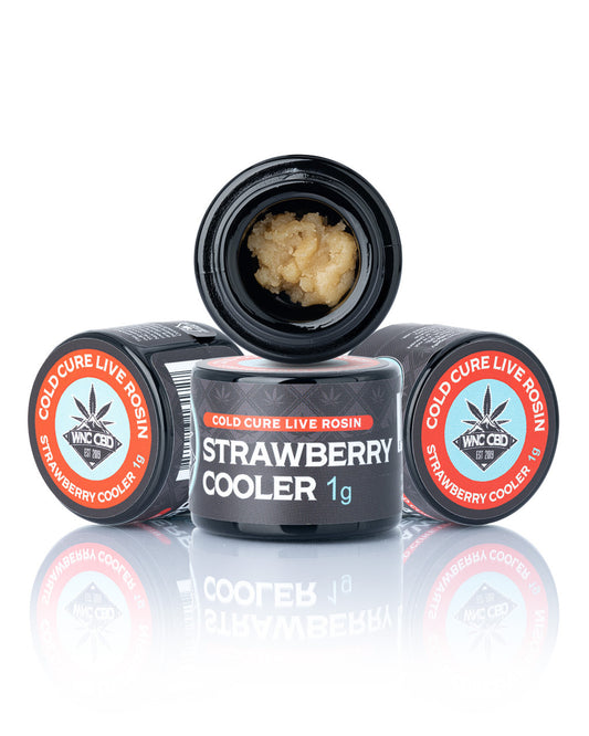 Strawberry Cooler Cold Cure Live Rosin (77.611% THCa)