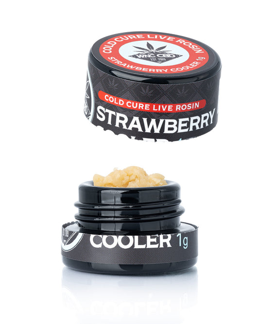 Strawberry Cooler Cold Cure Live Rosin (77.611% THCa)