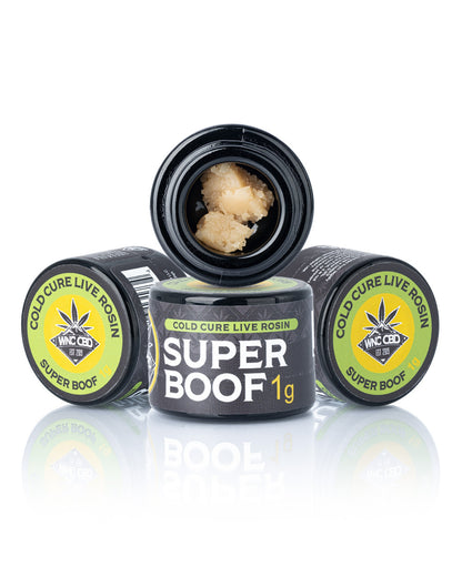 Super Boof Cold Cure Live Rosin (75.549% THCa)