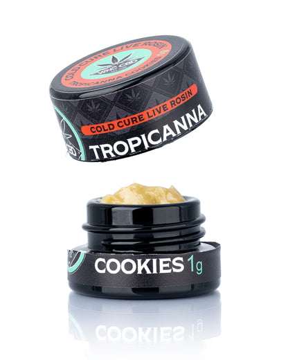 Tropicanna Cookies Cold Cure Live Rosin (81.160% THCa)