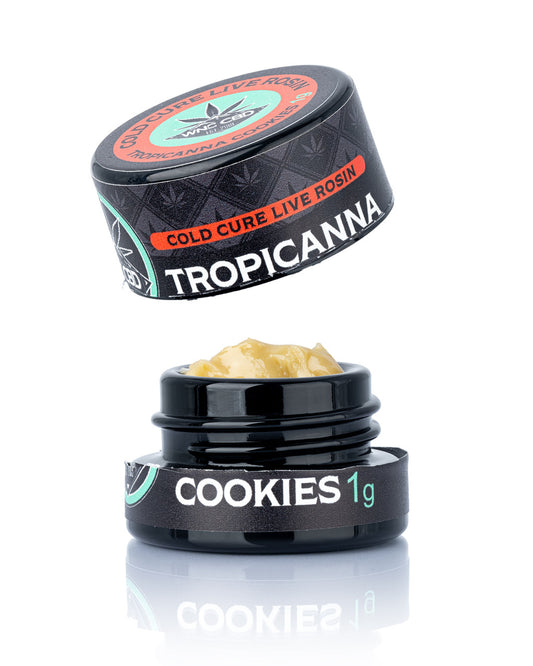 Tropicanna Cookies Cold Cure Live Rosin (81.160% THCa)
