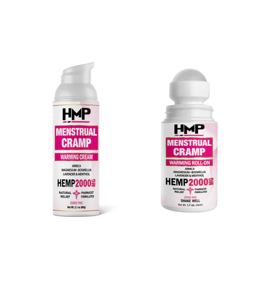 HMP Menstrual Cramp Relief Warming Topical 2000mg CBD