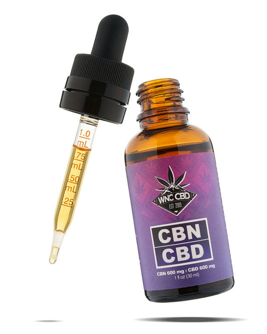 600mg CBN : 600mg CBD Oil Tincture